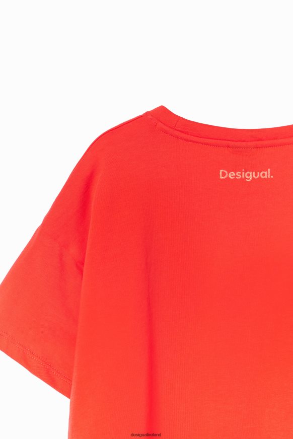 Desigual Girl Oversize message T-shirt Clothing PFVZ0B1704