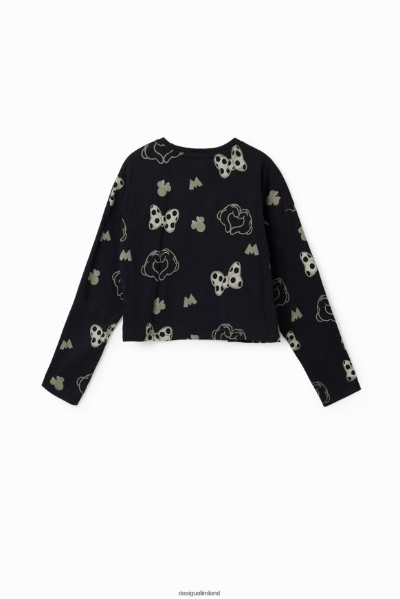 Desigual Girl Sequined Minnie Mouse T-shirt Clothing PFVZ0B1744