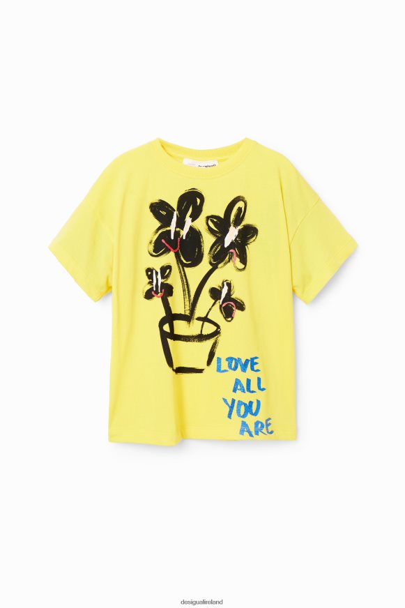 Desigual Girl Short-sleeve plant T-shirt Clothing PFVZ0B1783