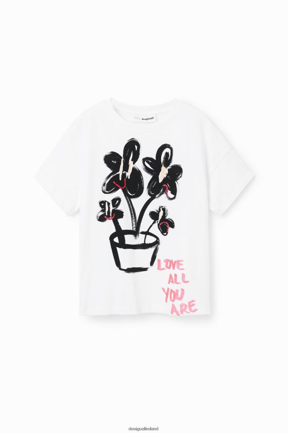 Desigual Girl Short-sleeve plant T-shirt Clothing PFVZ0B1811