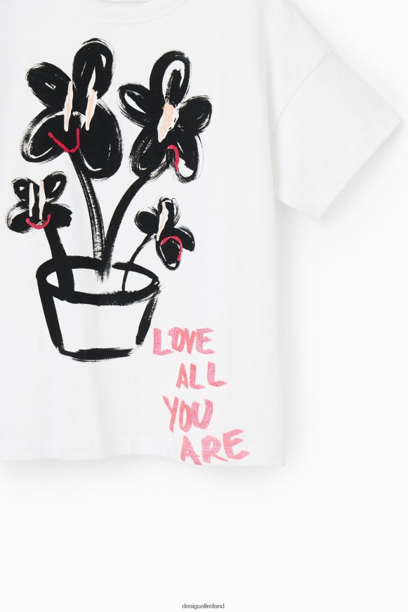 Desigual Girl Short-sleeve plant T-shirt Clothing PFVZ0B1811
