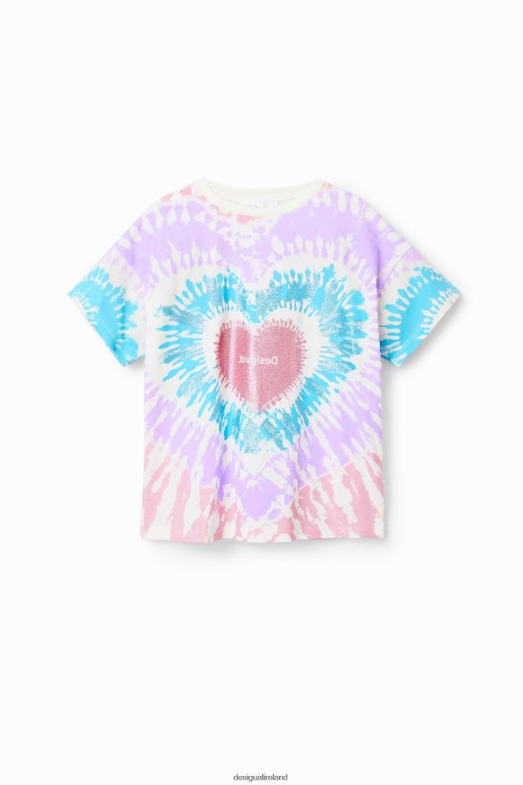 Desigual Girl Short-sleeve tie-dye T-shirt Clothing PFVZ0B1812