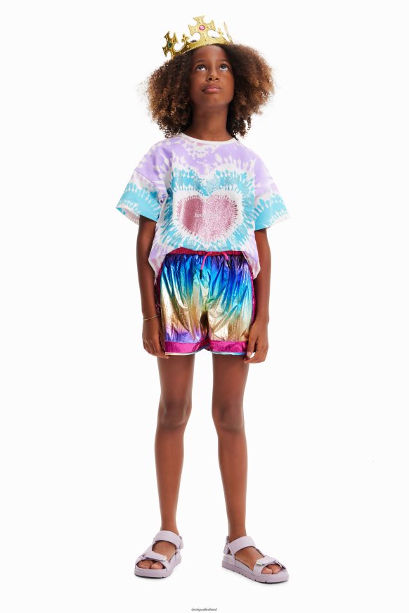Desigual Girl Short-sleeve tie-dye T-shirt Clothing PFVZ0B1812
