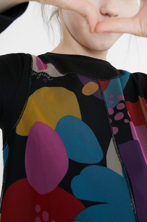 Desigual Girl Tulle print T-shirt Clothing PFVZ0B1802