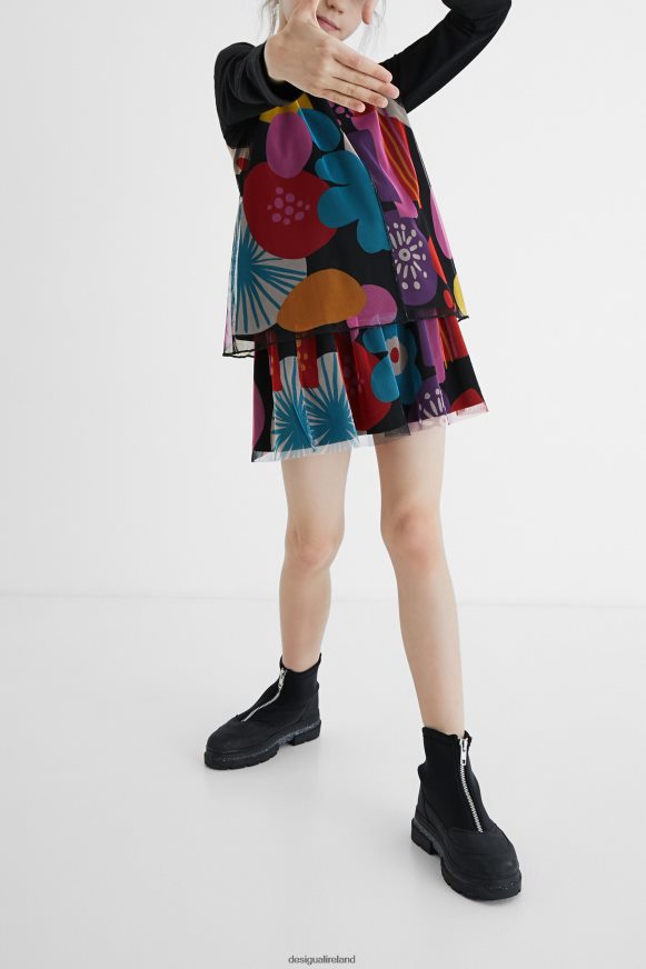Desigual Girl Tulle print T-shirt Clothing PFVZ0B1802