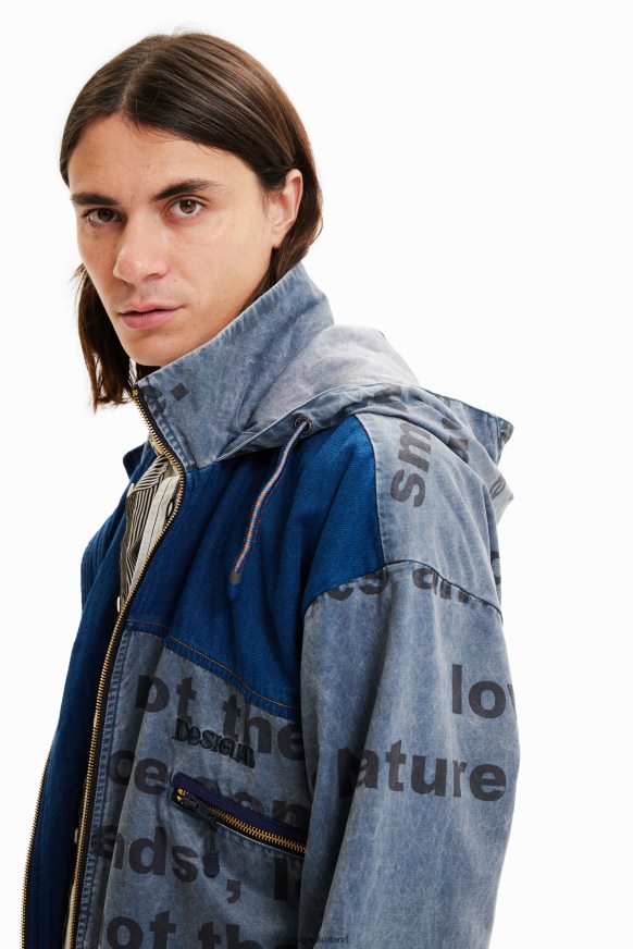 Desigual Men Hybrid denim jacket Clothing PFVZ0B1590
