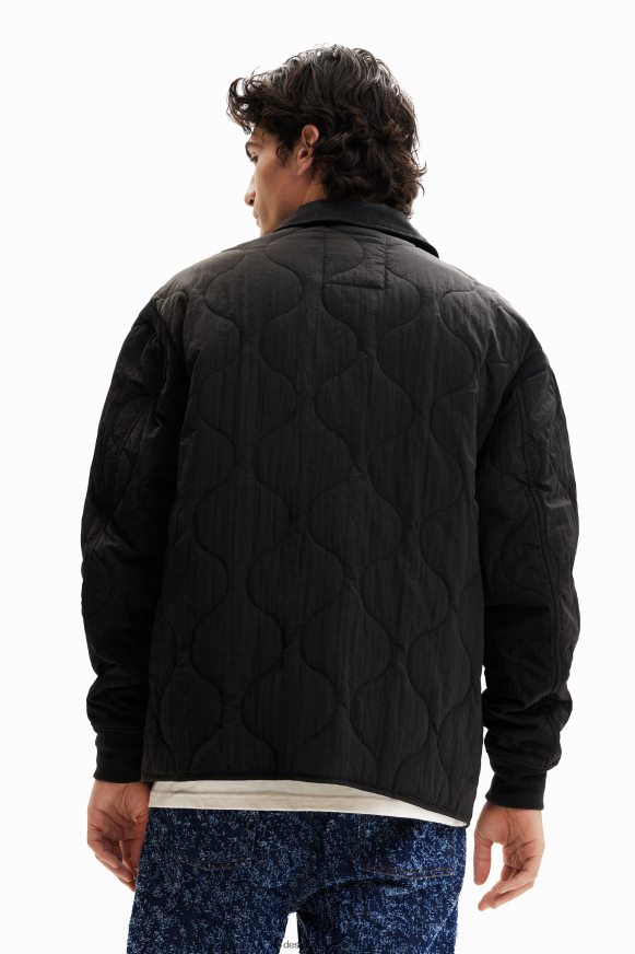 Desigual Men Patchwork quilted overshirt Clothing PFVZ0B1547