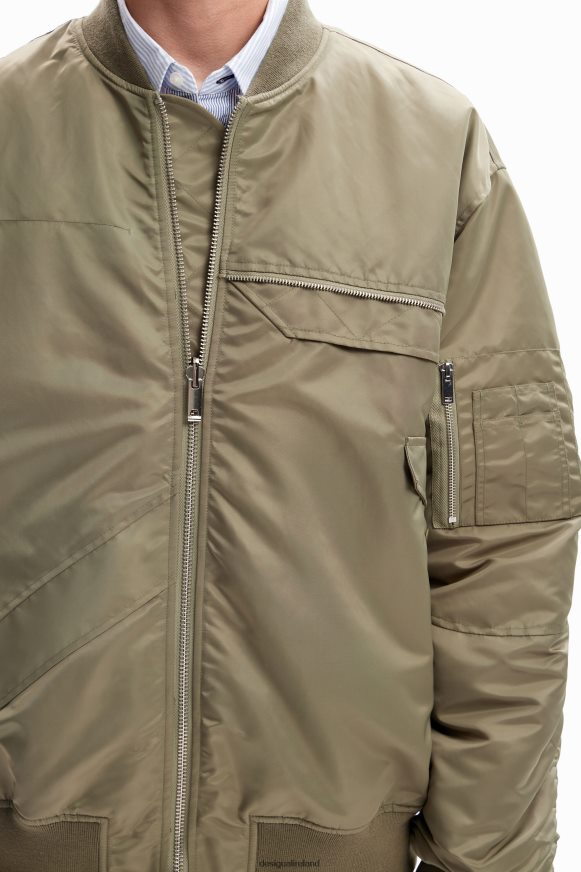Desigual Men Reversible bomber jacket Clothing PFVZ0B1612
