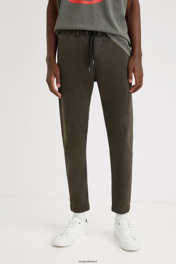 Desigual Men Chocolate joggers Clothing PFVZ0B1607