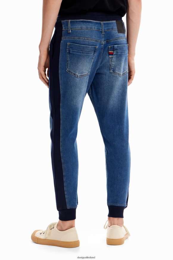 Desigual Men Hybrid denim jogging trousers Clothing PFVZ0B1518