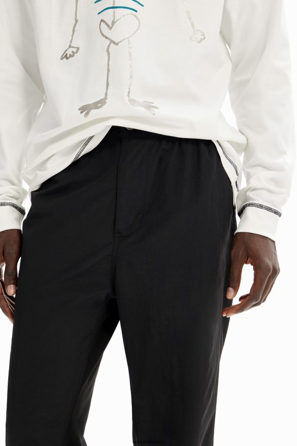 Desigual Men Hybrid pleated trousers Clothing PFVZ0B1661