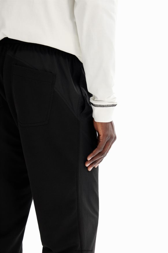 Desigual Men Hybrid pleated trousers Clothing PFVZ0B1661