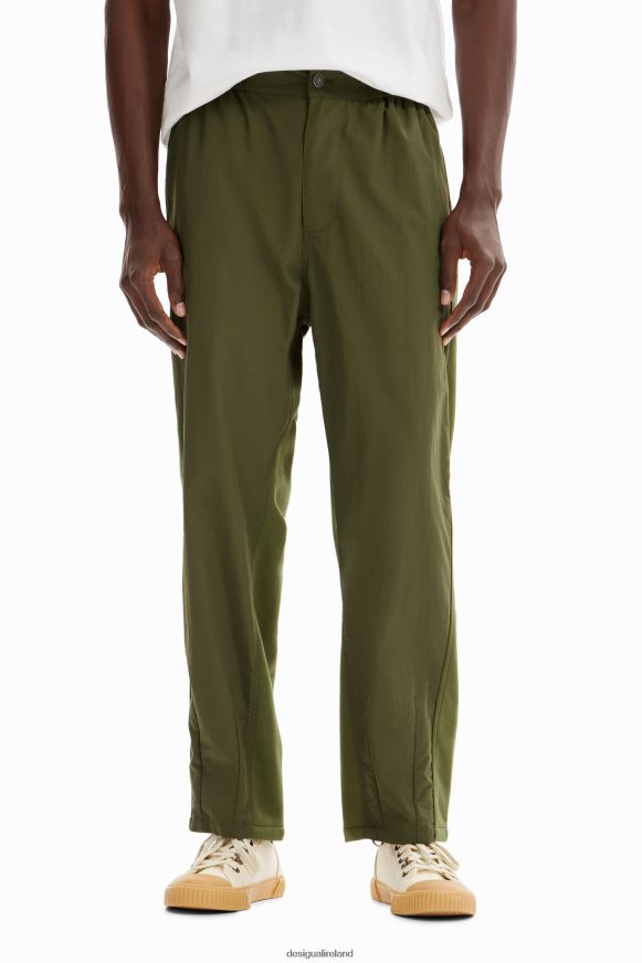 Desigual Men Hybrid pleated trousers Clothing PFVZ0B1678