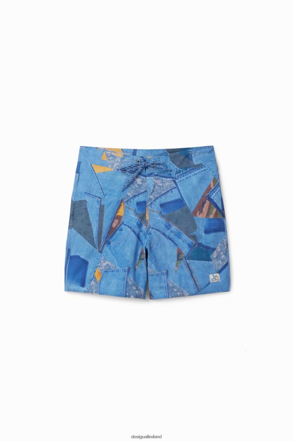 Desigual Men Patchwork swim shorts Clothing PFVZ0B1583