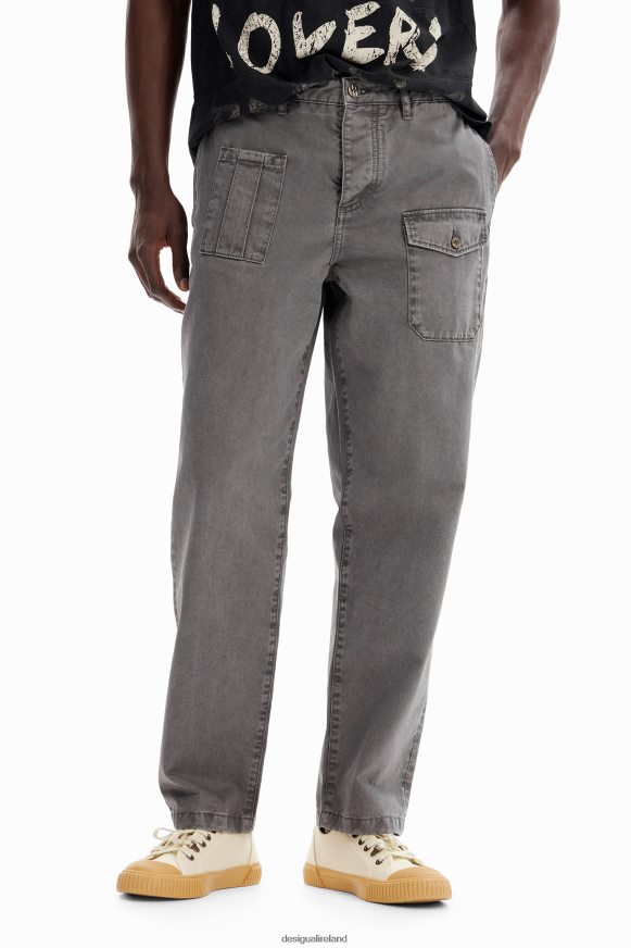 Desigual Men Straight cargo trousers Clothing PFVZ0B1599