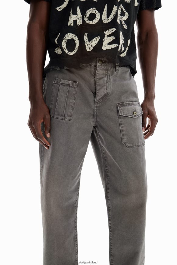 Desigual Men Straight cargo trousers Clothing PFVZ0B1599