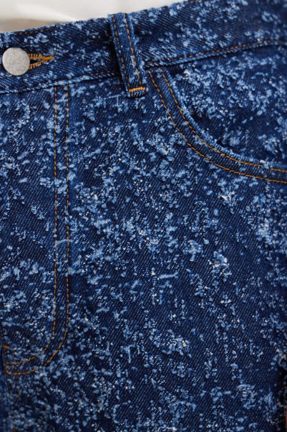 Desigual Men Straight textured jeans Clothing PFVZ0B1626