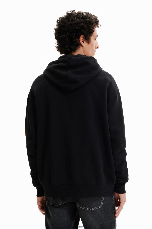 Desigual Men Embroidered hoodie Clothing PFVZ0B1566