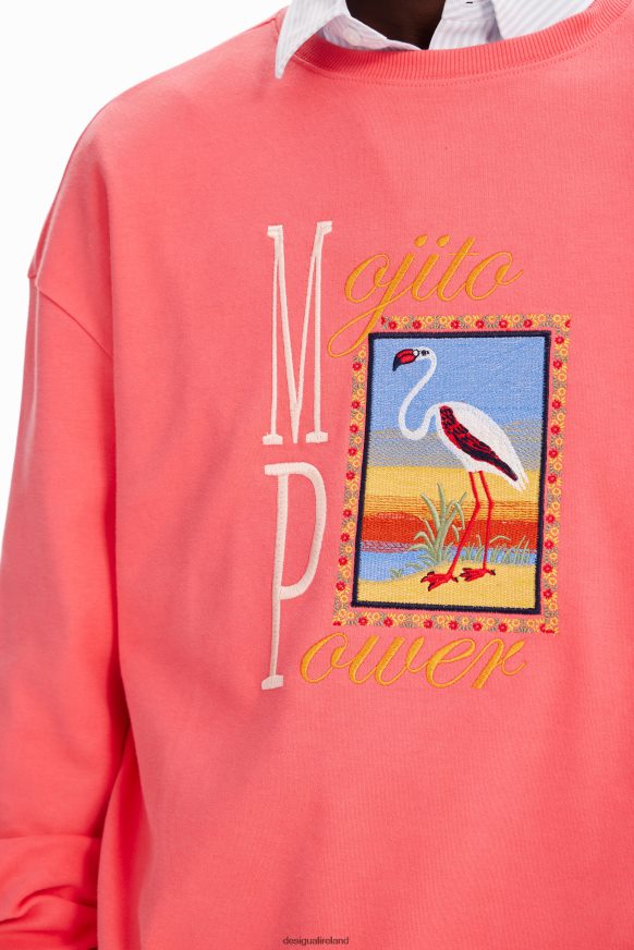 Desigual Men Flamingo embroidery sweatshirt Clothing PFVZ0B1638