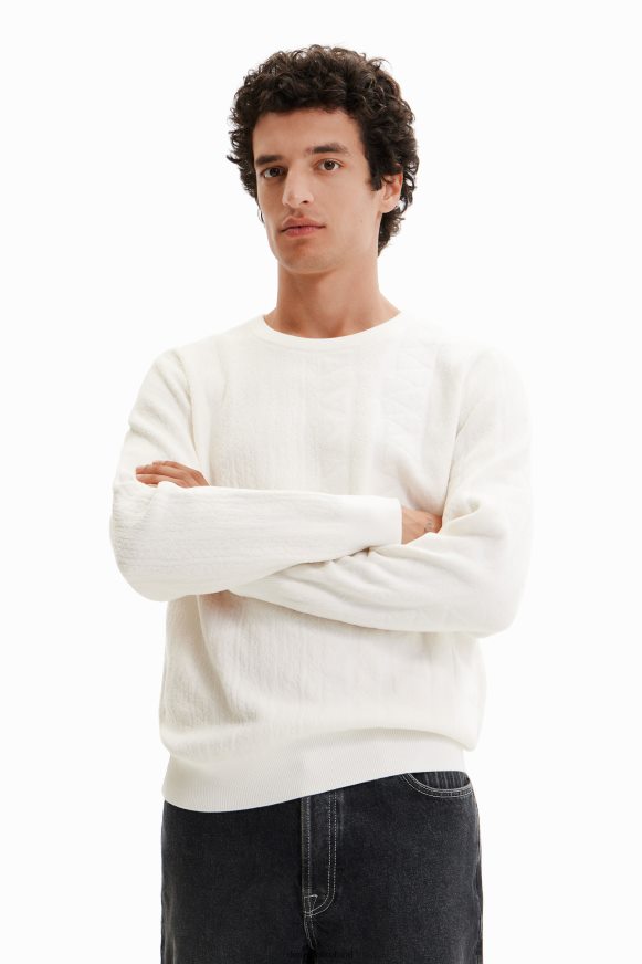 Desigual Men Jacquard motif pullover Clothing PFVZ0B1614