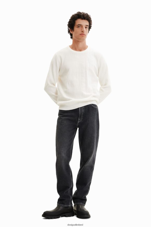 Desigual Men Jacquard motif pullover Clothing PFVZ0B1614