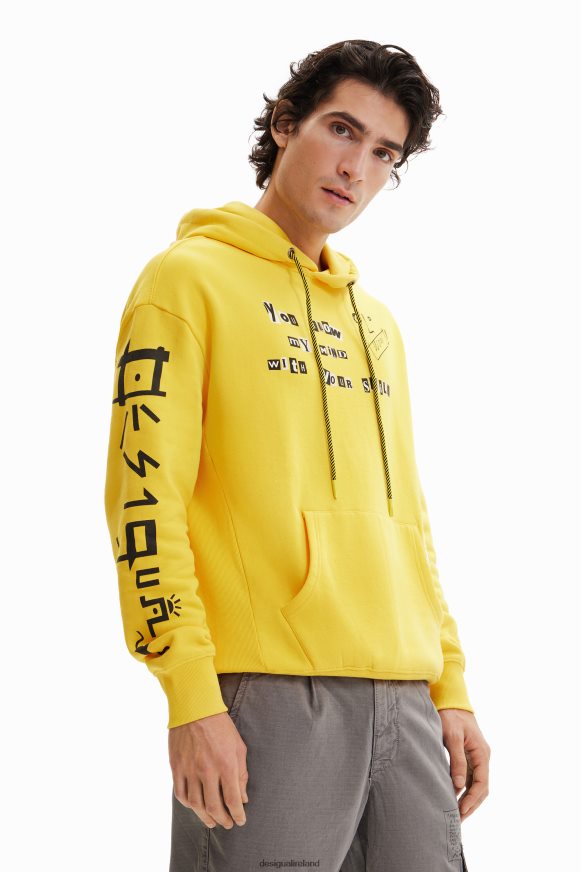 Desigual Men Message hoodie Clothing PFVZ0B1530