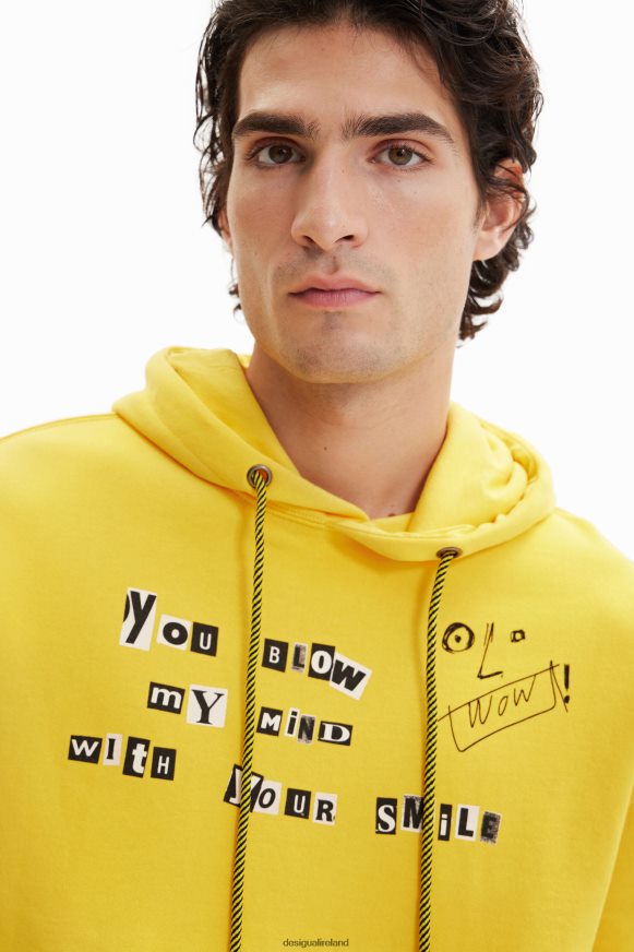 Desigual Men Message hoodie Clothing PFVZ0B1530
