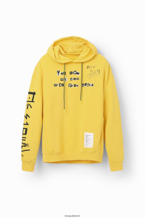 Desigual Men Message hoodie Clothing PFVZ0B1530