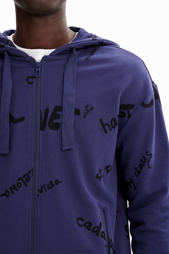 Desigual Men Zip-up hoodie Clothing PFVZ0B1666