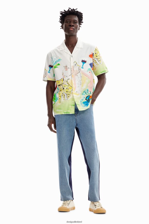Desigual Men Arty resort shirt Clothing PFVZ0B1619