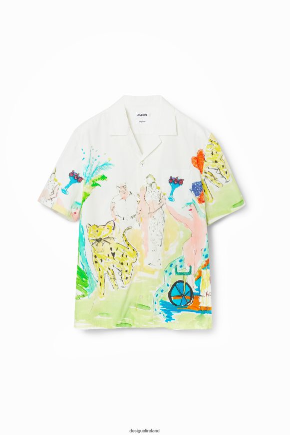Desigual Men Arty resort shirt Clothing PFVZ0B1619