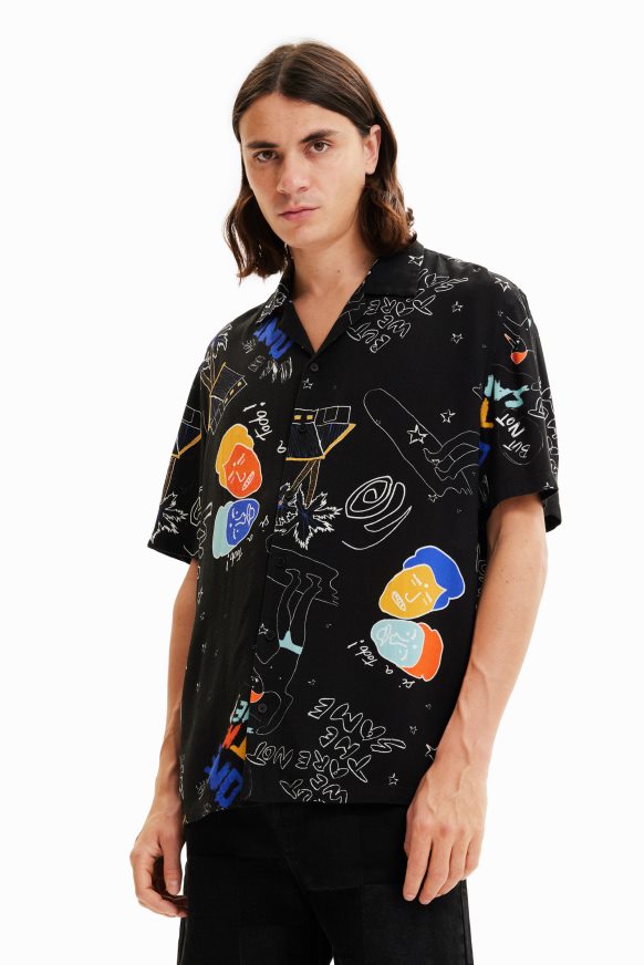 Desigual Men Arty resort shirt Clothing PFVZ0B1695