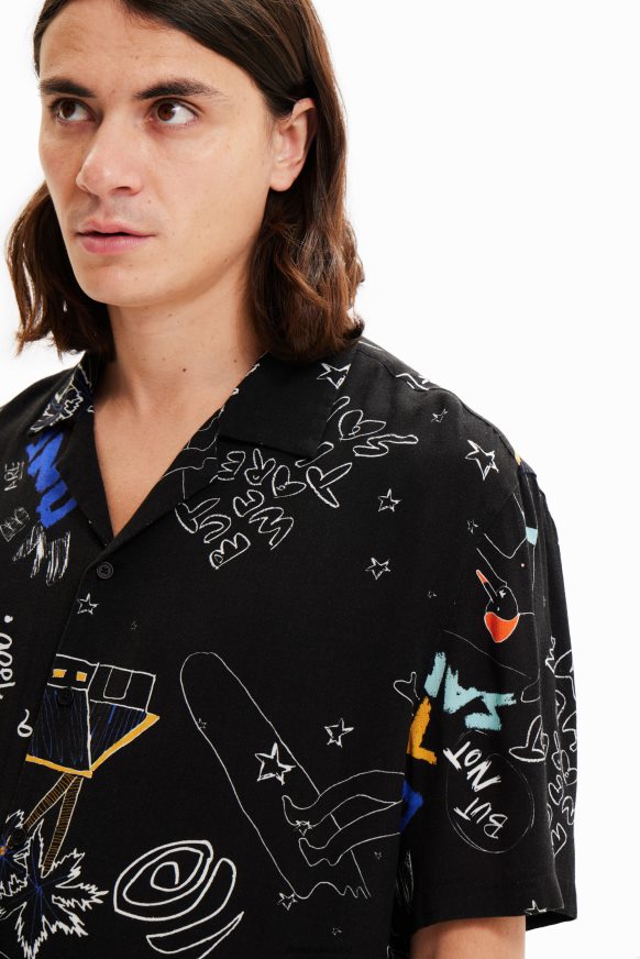 Desigual Men Arty resort shirt Clothing PFVZ0B1695