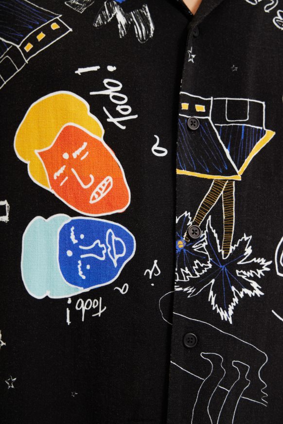 Desigual Men Arty resort shirt Clothing PFVZ0B1695
