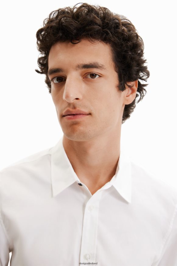 Desigual Men Basic shirt with contrasting details Clothing PFVZ0B1621