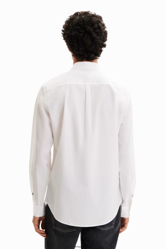 Desigual Men Basic shirt with contrasting details Clothing PFVZ0B1621