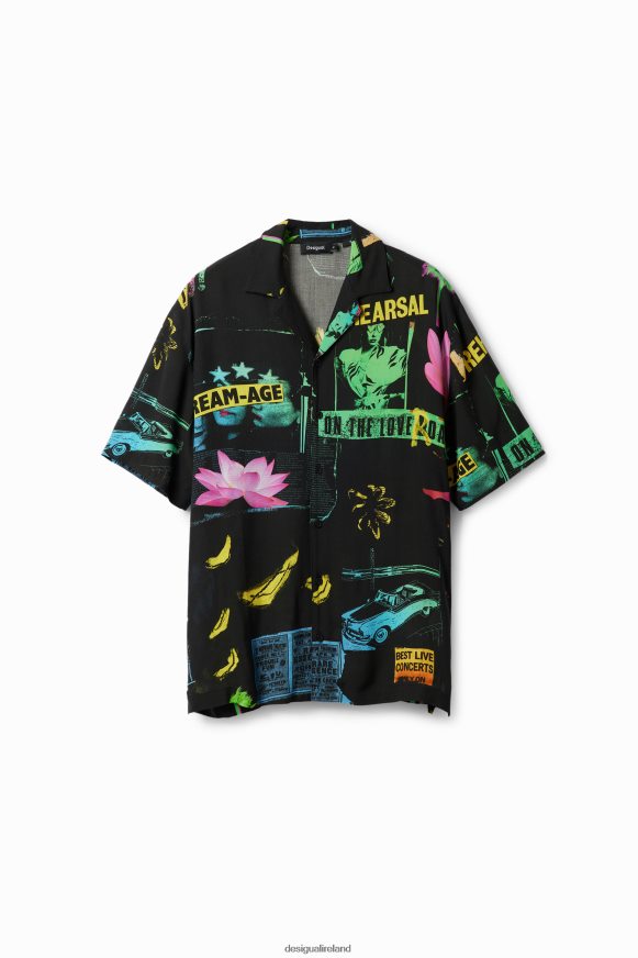 Desigual Men Collage resort shirt Clothing PFVZ0B1620