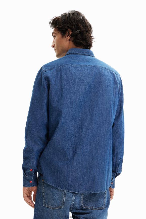 Desigual Men Denim patch shirt Clothing PFVZ0B1686