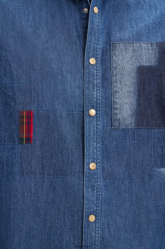 Desigual Men Denim patch shirt Clothing PFVZ0B1686