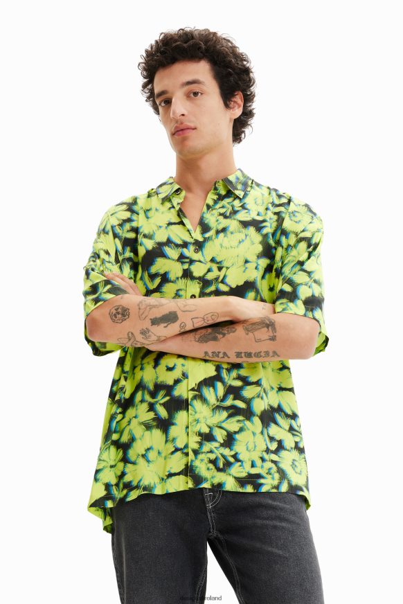 Desigual Men Floral resort shirt Clothing PFVZ0B1692