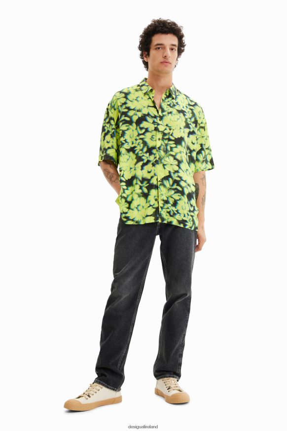 Desigual Men Floral resort shirt Clothing PFVZ0B1692