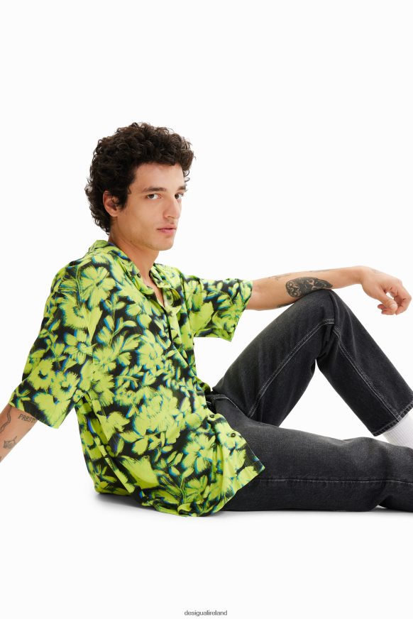 Desigual Men Floral resort shirt Clothing PFVZ0B1692