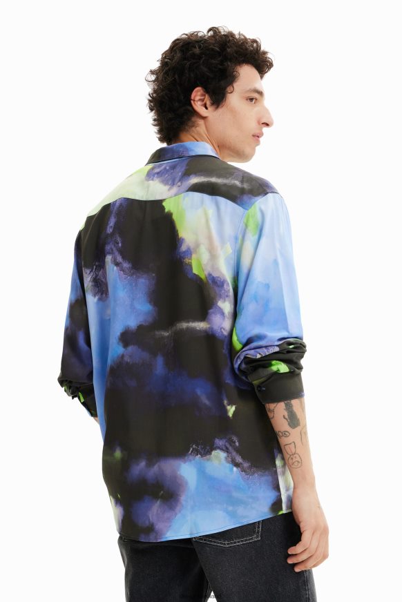 Desigual Men Flowing long-sleeve shirt Clothing PFVZ0B1580