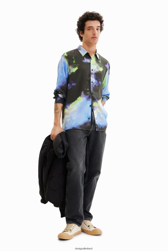Desigual Men Flowing long-sleeve shirt Clothing PFVZ0B1580