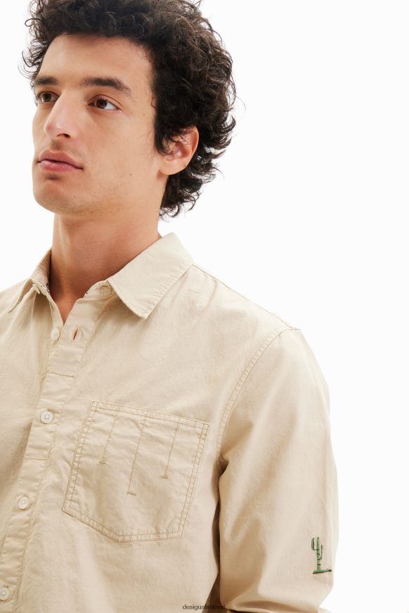 Desigual Men Long-sleeve embroidered shirt Clothing PFVZ0B1562