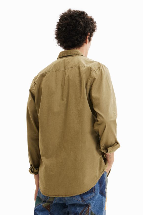 Desigual Men Long-sleeve embroidered shirt Clothing PFVZ0B1595