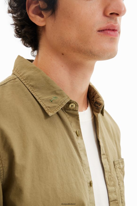 Desigual Men Long-sleeve embroidered shirt Clothing PFVZ0B1595