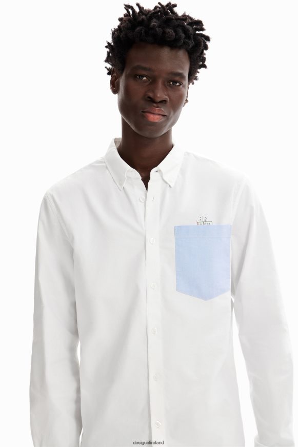Desigual Men Plain pocket shirt Clothing PFVZ0B1643
