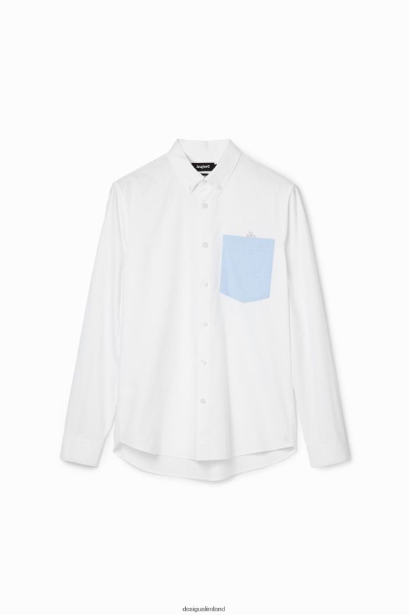 Desigual Men Plain pocket shirt Clothing PFVZ0B1643