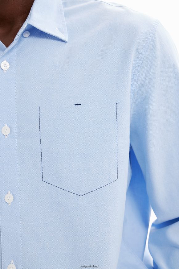 Desigual Men Plain stitching shirt Clothing PFVZ0B1597